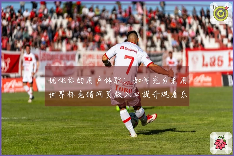 优化你的用户体验：如何充分利用世界杯竞猜网页版入口提升观看乐趣